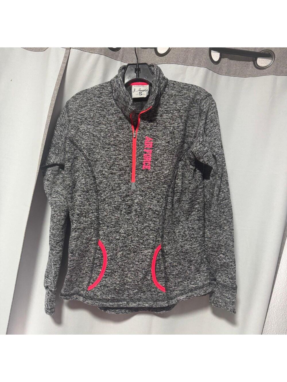Women's grey / pink air force pullover